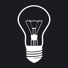Vector light bulb icons