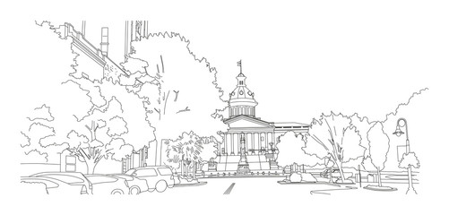 Columbia SC – View on State House © mikateke
