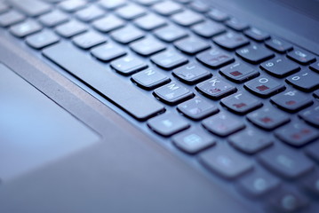 Laptop Keyboard As A Background 