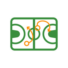 Strategy icon vector sign and symbol isolated on white background, Strategy logo concept