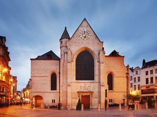 Church of St. Nicholas in Brussels. Belgium