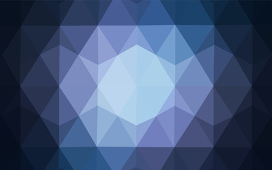 Obraz premium Light Pink, Blue vector triangle mosaic texture.