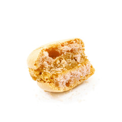 Macaron cookie isolated