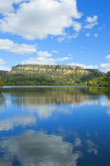 Reservoir in the Duratón meanders, Scenic Lake