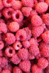 raspberry closeup texture for background