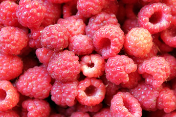 raspberry closeup texture for background