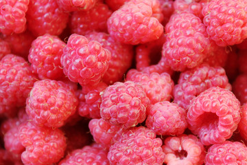raspberry closeup texture for background