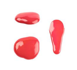 Puddle of paint isolated