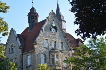 Rathaus in Melle in Niedersachsen