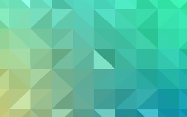 Light BLUE vector gradient triangles texture.