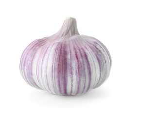Obraz premium Fresh garlic on white background. Organic food