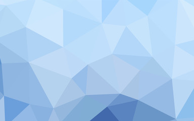 Obraz premium Light BLUE vector abstract mosaic pattern.
