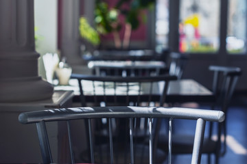 Interior design of a modern style, Coffee shop, cafe.