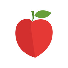 Peach icon vector sign and symbol isolated on white background, Peach logo concept