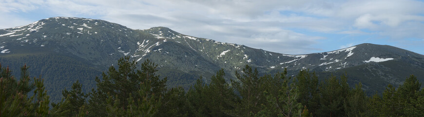 Snowy peaks of the Sierra de Guadarrama