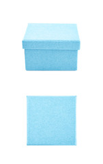 Paper gift box isolated