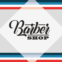 baber shop colors background sign figure vector illustration