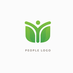 Abstract nature logo icon vector design. healthy food, ecology, spa, business, diet vector logo