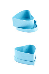 Brown paper gift box isolated