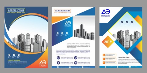 cover, layout, brochure, magazine, catalog, flyer for company or report