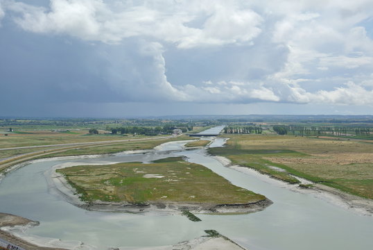 Mont Saint-Michel view from abbay