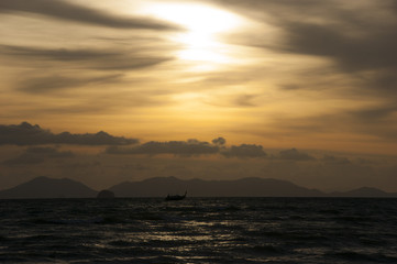 Fototapeta premium beautiful thai sunset 9