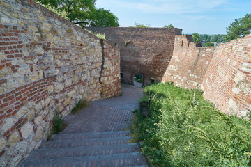 Fototapeta na wymiar Stairs in Belgrade fortress