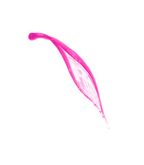 Splash of liquid in motion isolated