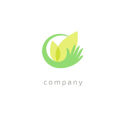 Abstract nature logo icon vector design. healthy food, ecology, spa, business, diet vector logo