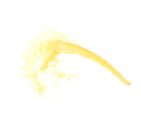 Splash of liquid in motion isolated