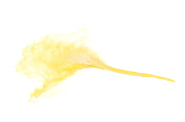 Splash of liquid in motion isolated