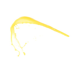 Splash of liquid in motion isolated