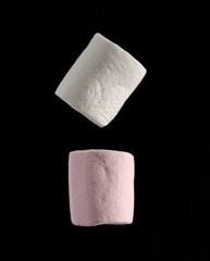 Falso equilibrio con bombones de malvavisco