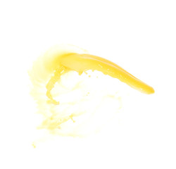 Splash of liquid in motion isolated