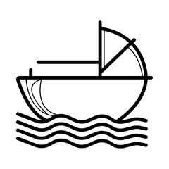 baby cradle bed icon