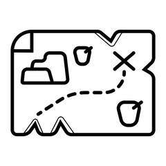 Treasure Map on old