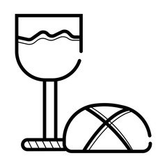 Cocktail icon vector