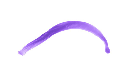 Splash of liquid in motion isolated