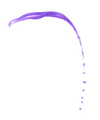 Splash of liquid in motion isolated