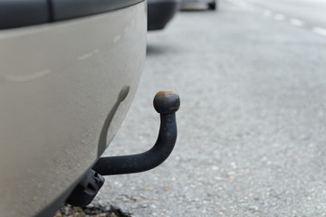 trailer hitch close-up