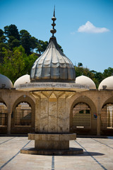 ablution facilities in courtyard of mosque Mevlid-i Halil Camii, sanliurfa, turkey