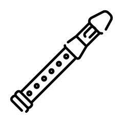 flute icon vector