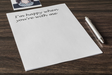 Letter to a loved one