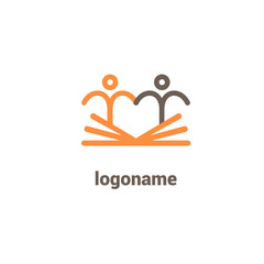 Abstract education logo icon vector design. College, school, university vector logo