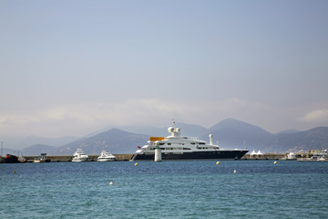 Port in Cannes. France