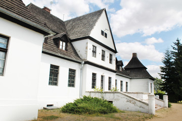 Fototapeta na wymiar old manor house in Poland, Europe