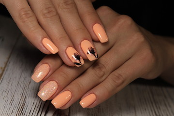 sexy manicure of nails