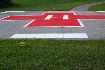 Landeplatz Krankenhaus Hubschrauberlandeplatz