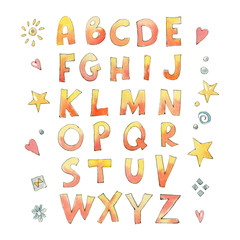 English alphabet
