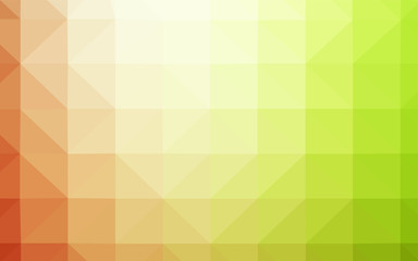 Obraz premium Light Green, Red vector polygonal template.
